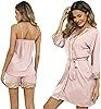 5PCS Silk Pajama Set